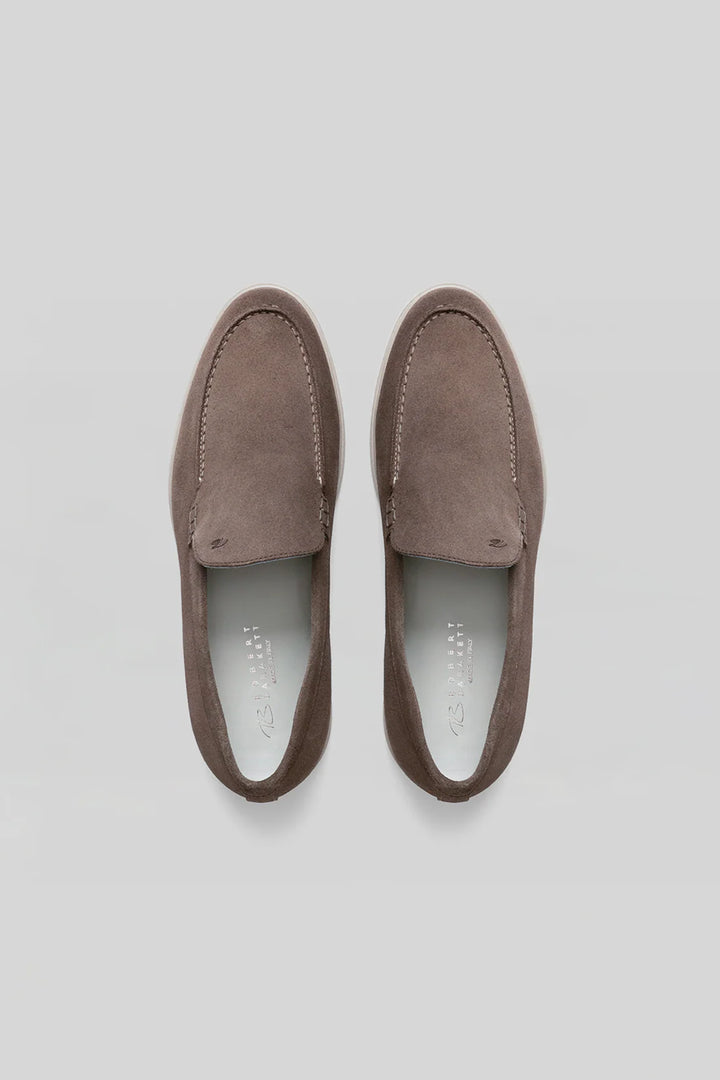 Robert Barakett Loafer Brannon Suede Tobacco