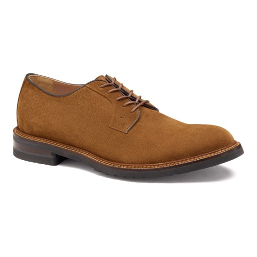 Johnston & Murphy | Hartford Plain Toe | Snuff Italian Suede