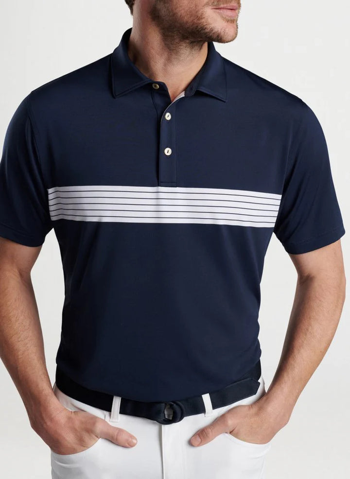 Peter Millar | Clyde Performance Jersey Polo | Navy