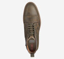 Johnston & Murphy | XC+ DURHAM CAP TOE BOOT | Dark Brown Bomber Leather