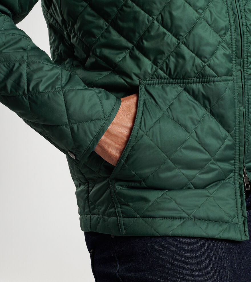 Peter Millar | Essex Full Zip Hoodie  | Balsam