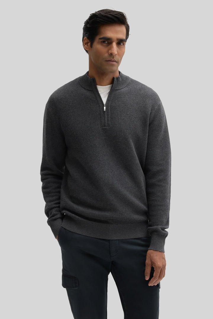 Robert Barakett | Gonzalo LS Quarter-zip Sweater