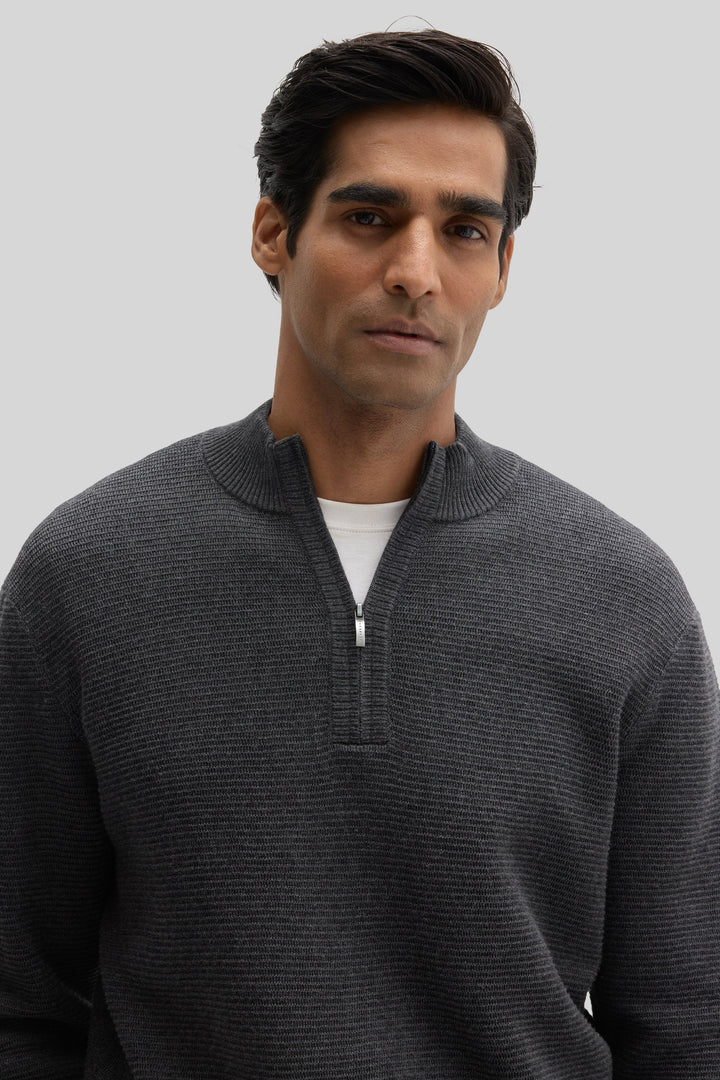 Robert Barakett | Gonzalo LS Quarter-zip Sweater