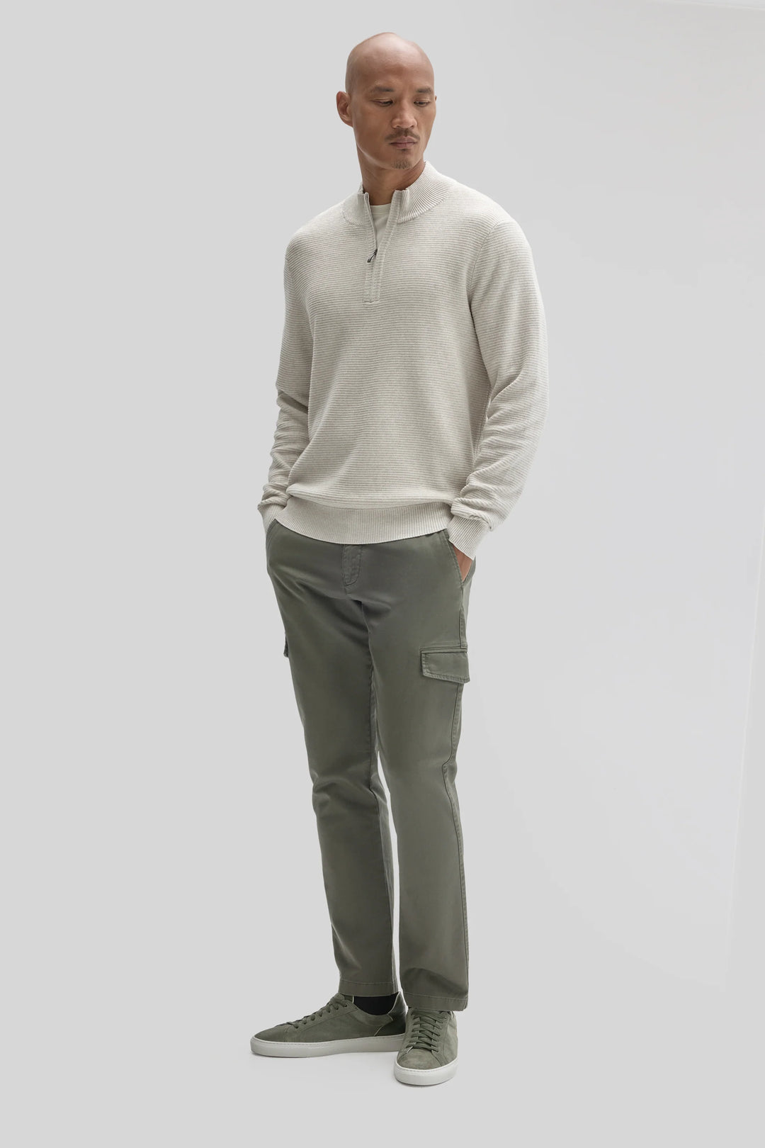 Robert Barakett | Gonzalo LS Quarter-zip Sweater