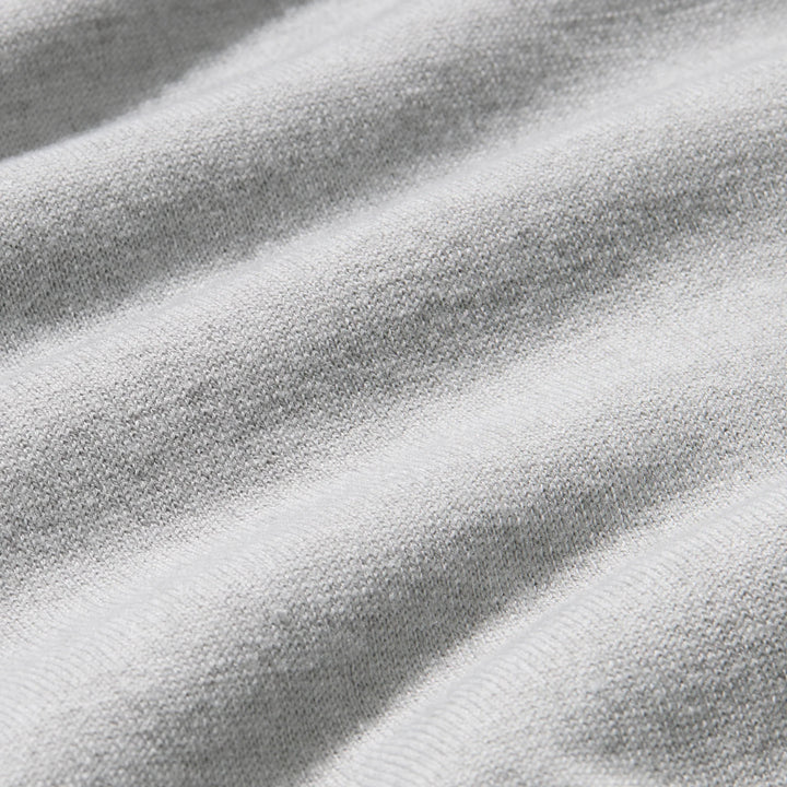 Mizzen+Main | Heritage Crewneck Sweater Light Grey|