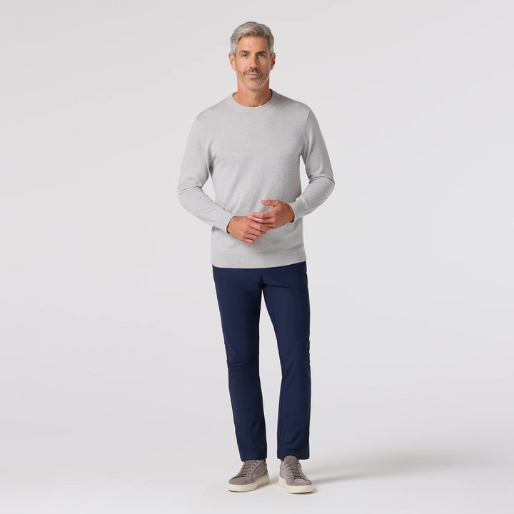 Mizzen+Main | Heritage Crewneck Sweater Light Grey|