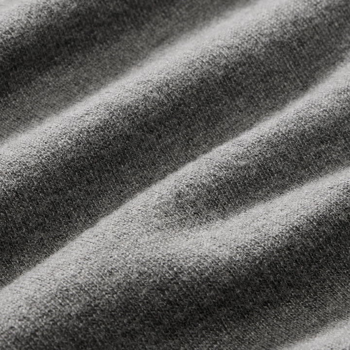 Mizzen+Main | Heritage Crewneck Quarter-Zip | Pewter Grey