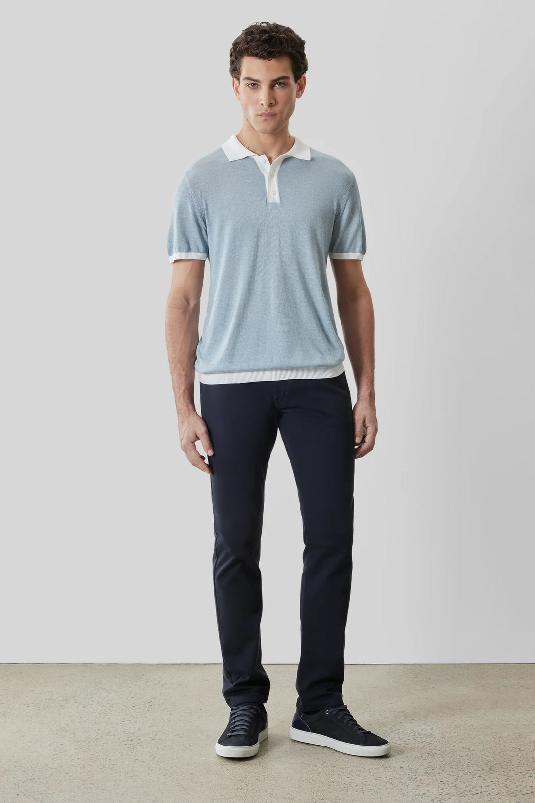 Robert Barakett Jorren SS Polo Sweater