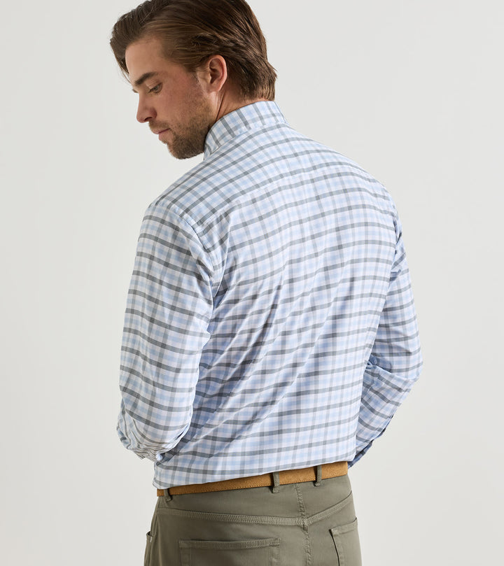Lucas Performance Shirt | Peter Millar | White