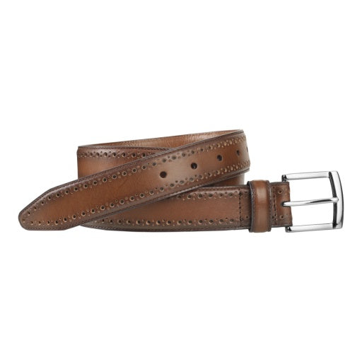 Johnston & Murphy Perfed-Edge Dress Belt