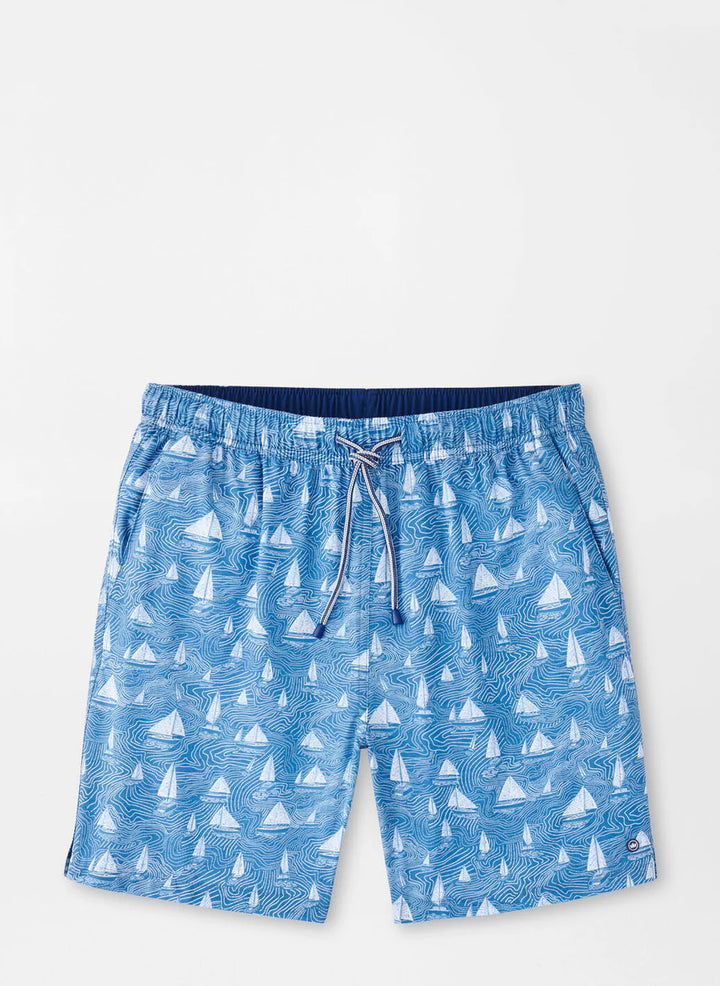 Peter Millar | Set Sail Swim Trunk | Brook Blue