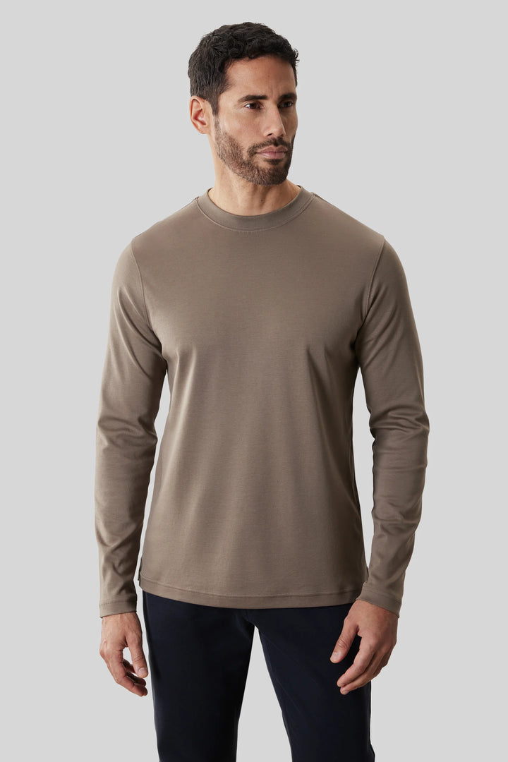 The Robert Barakett Long Sleeve High Crew