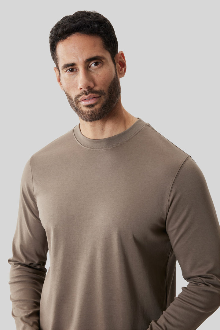 The Robert Barakett Long Sleeve High Crew
