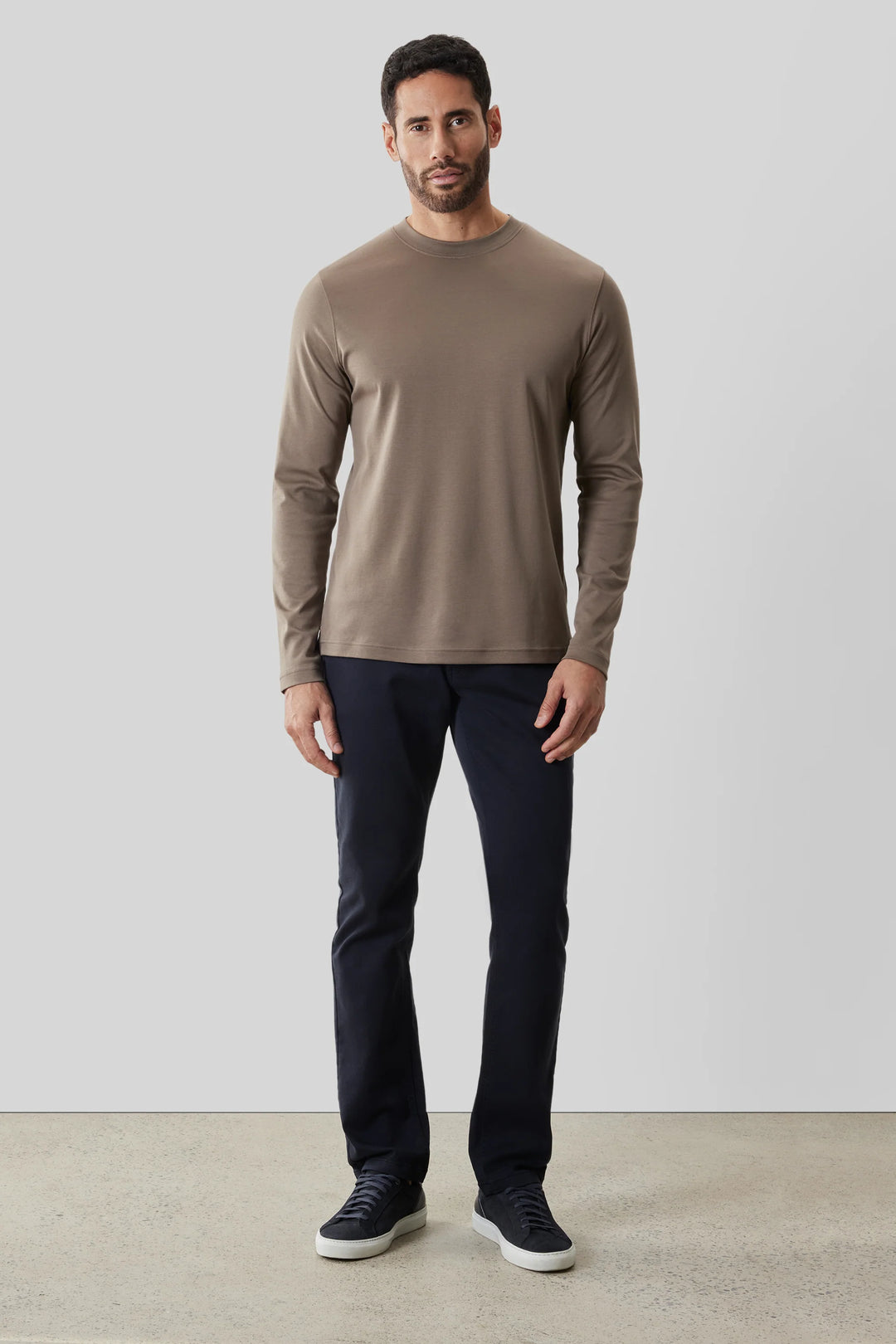 The Robert Barakett Long Sleeve High Crew