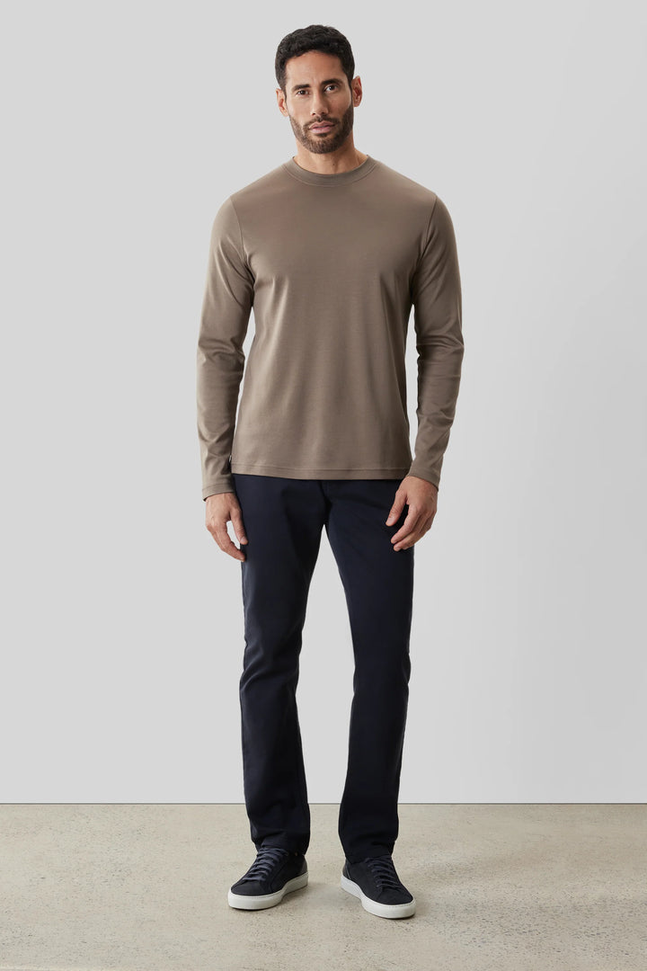 The Robert Barakett Long Sleeve High Crew