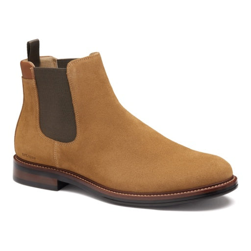 Johnston & Muprhy | XC+ DURHAM CHELSEA BOOT | Snuff Waterproof Suede