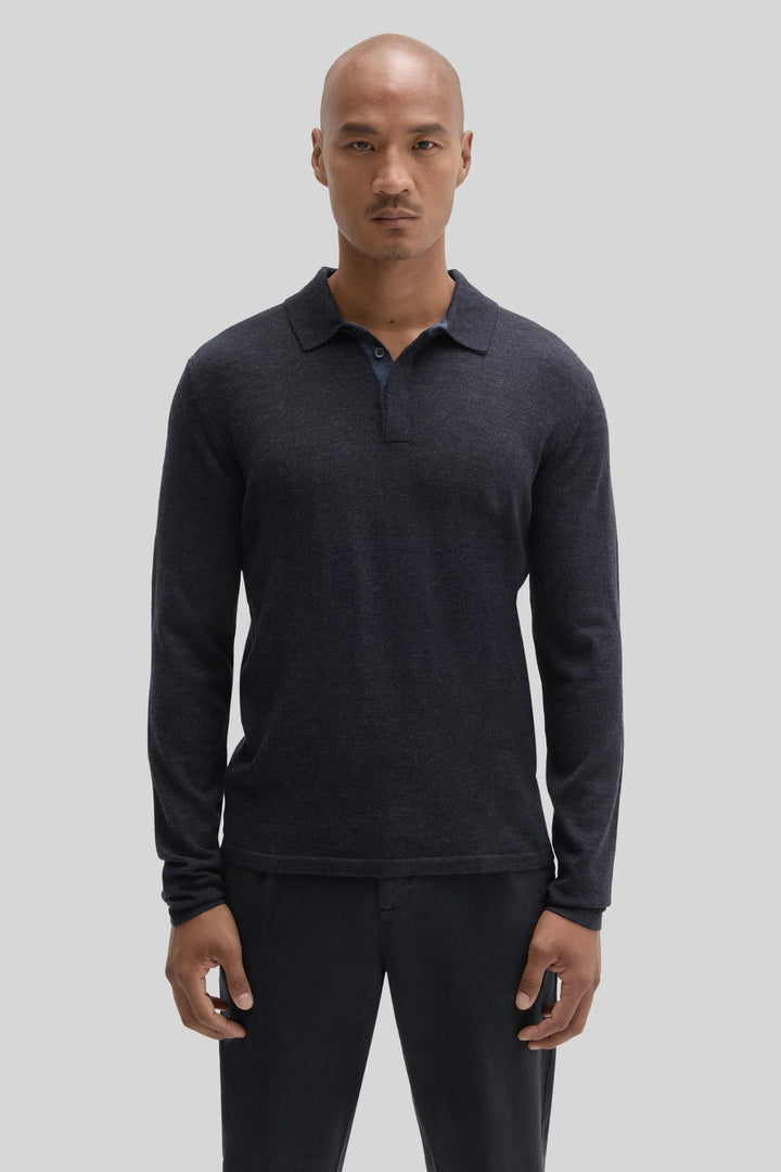 Robert Barakett | Thomas LS Merino Sweater Polo