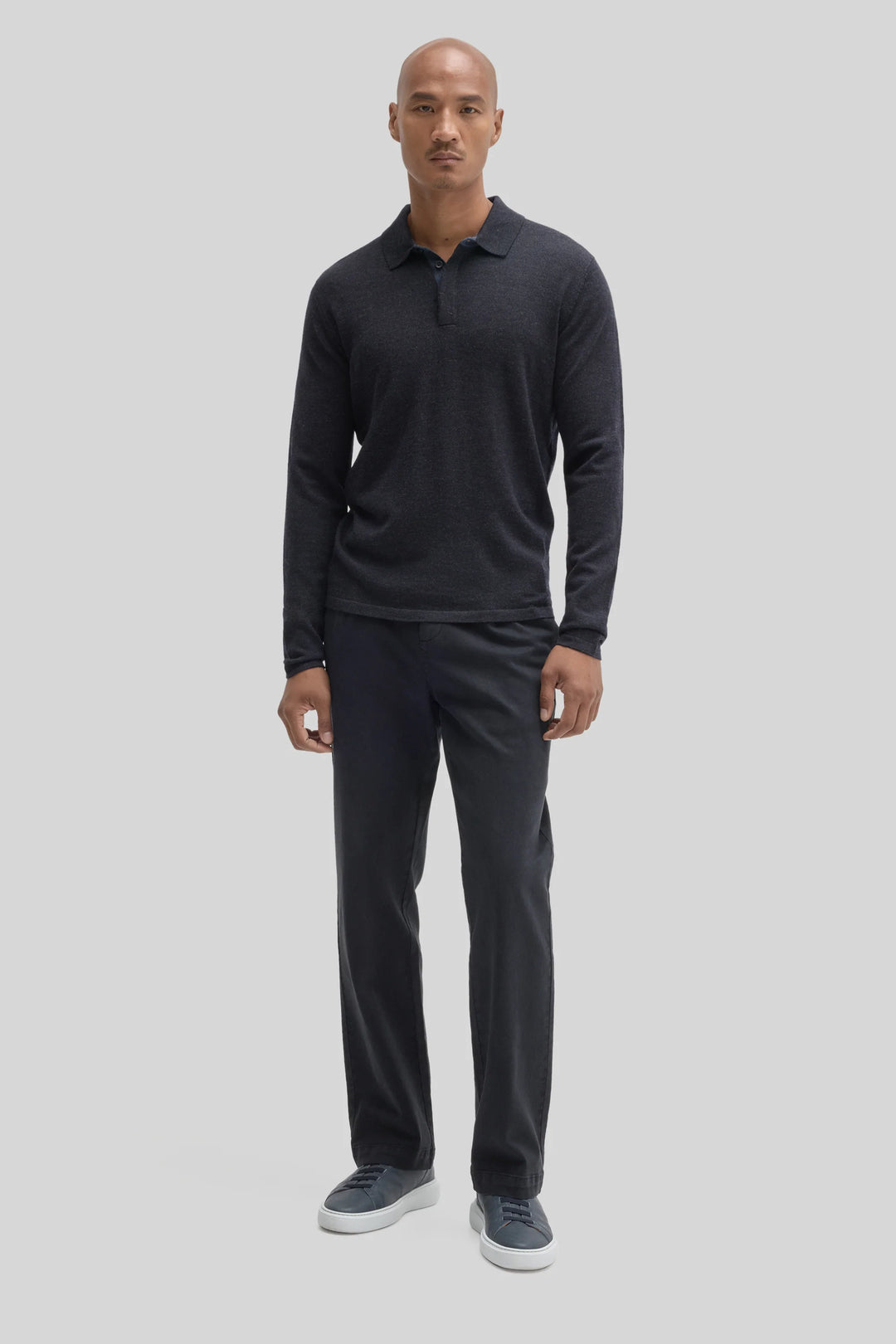 Robert Barakett | Thomas LS Merino Sweater Polo