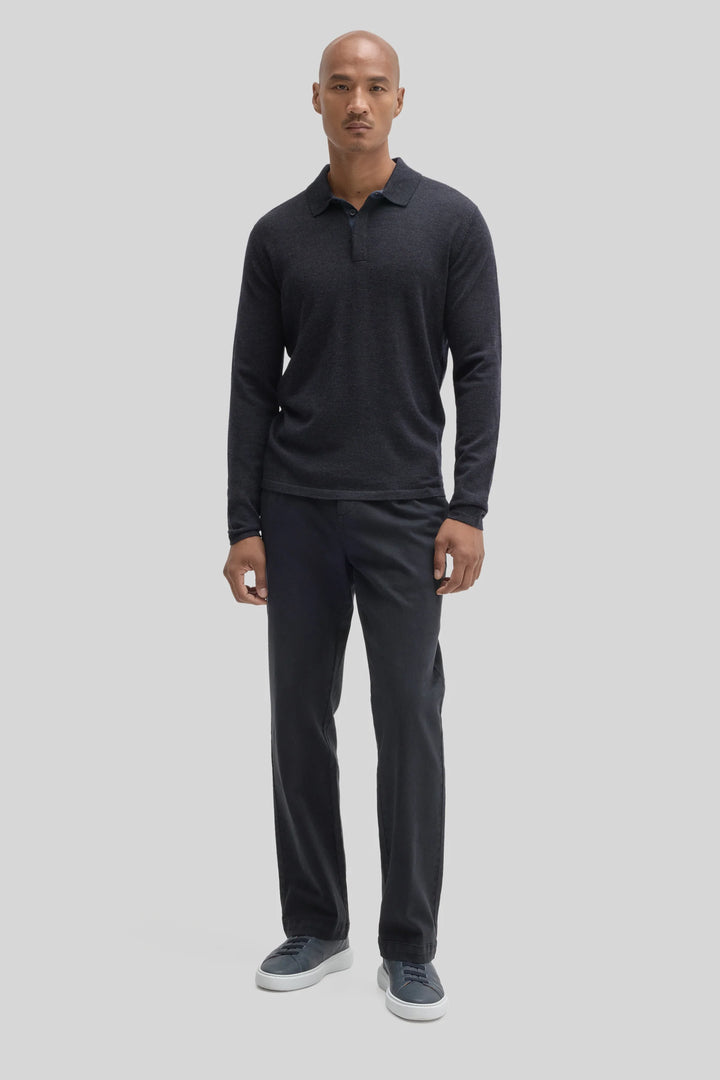 Robert Barakett | Thomas LS Merino Sweater Polo