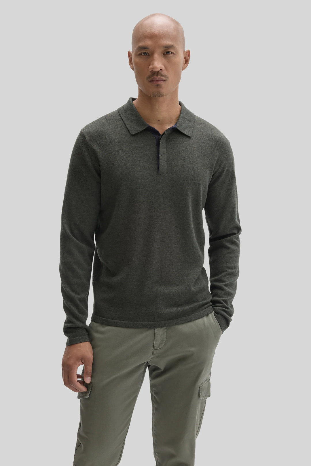Robert Barakett | Thomas LS Merino Sweater Polo