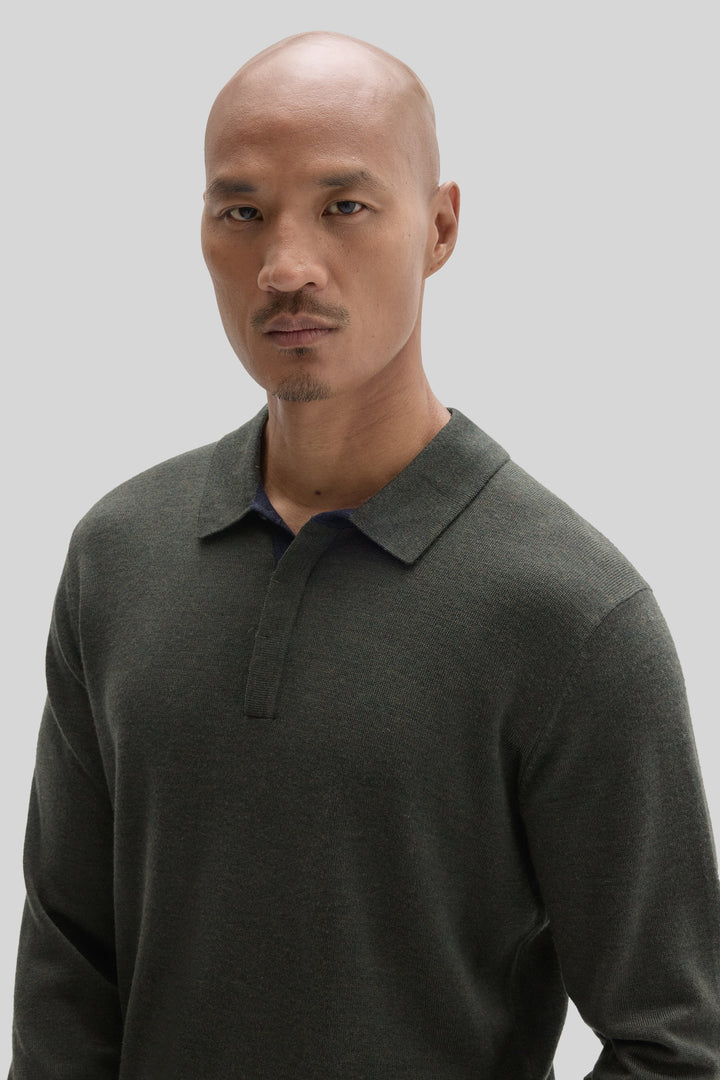 Robert Barakett | Thomas LS Merino Sweater Polo