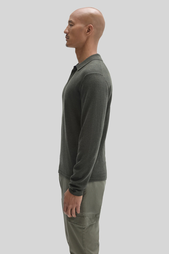 Robert Barakett | Thomas LS Merino Sweater Polo