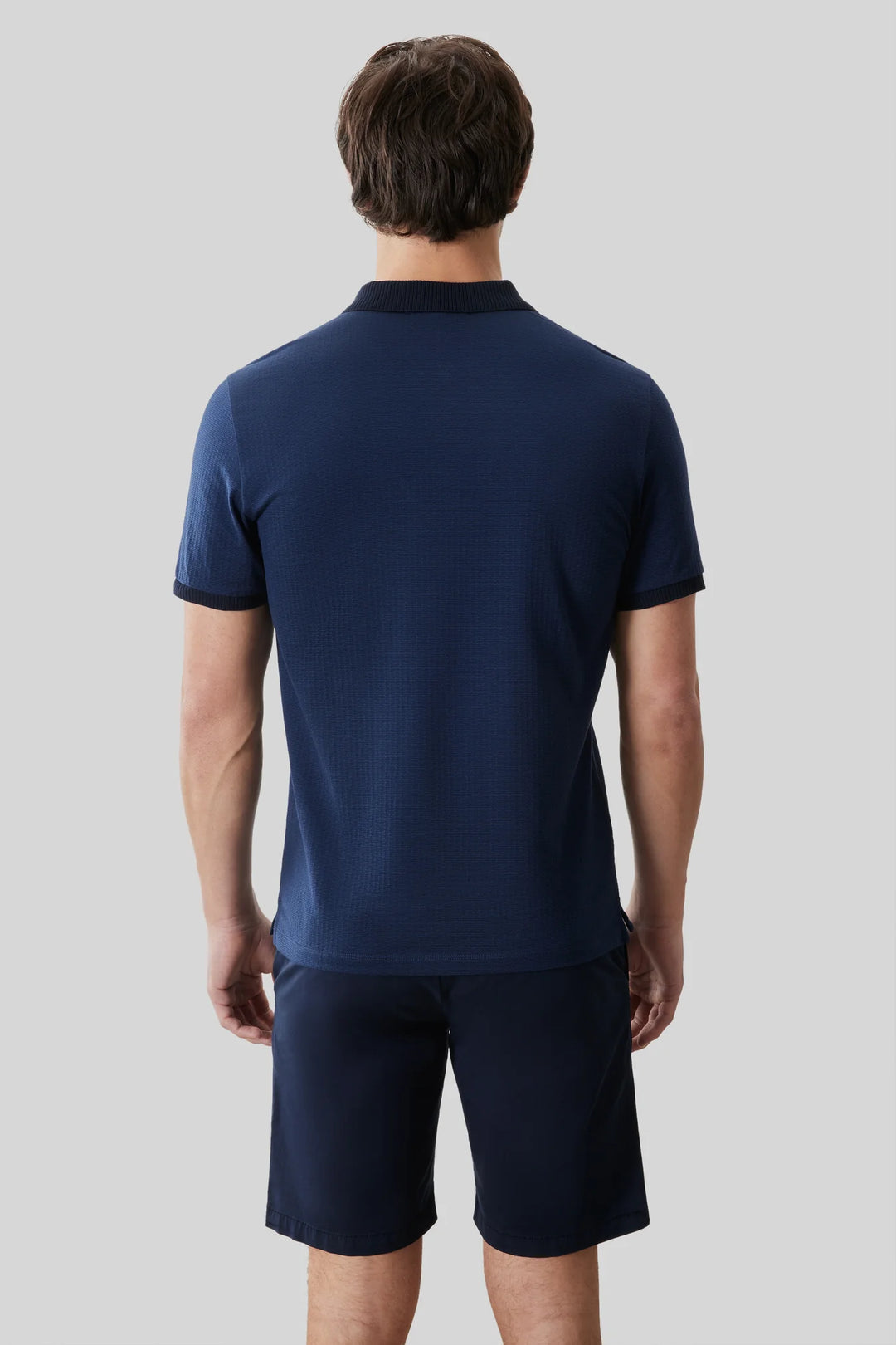 Robert Barakett Whistler Short Sleeve Covered Placket Polo