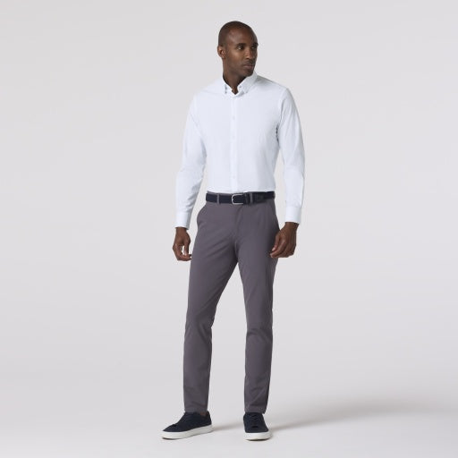 Mizzen Main | Leeward Dress Shirt | Cloud Clover Blue Dot