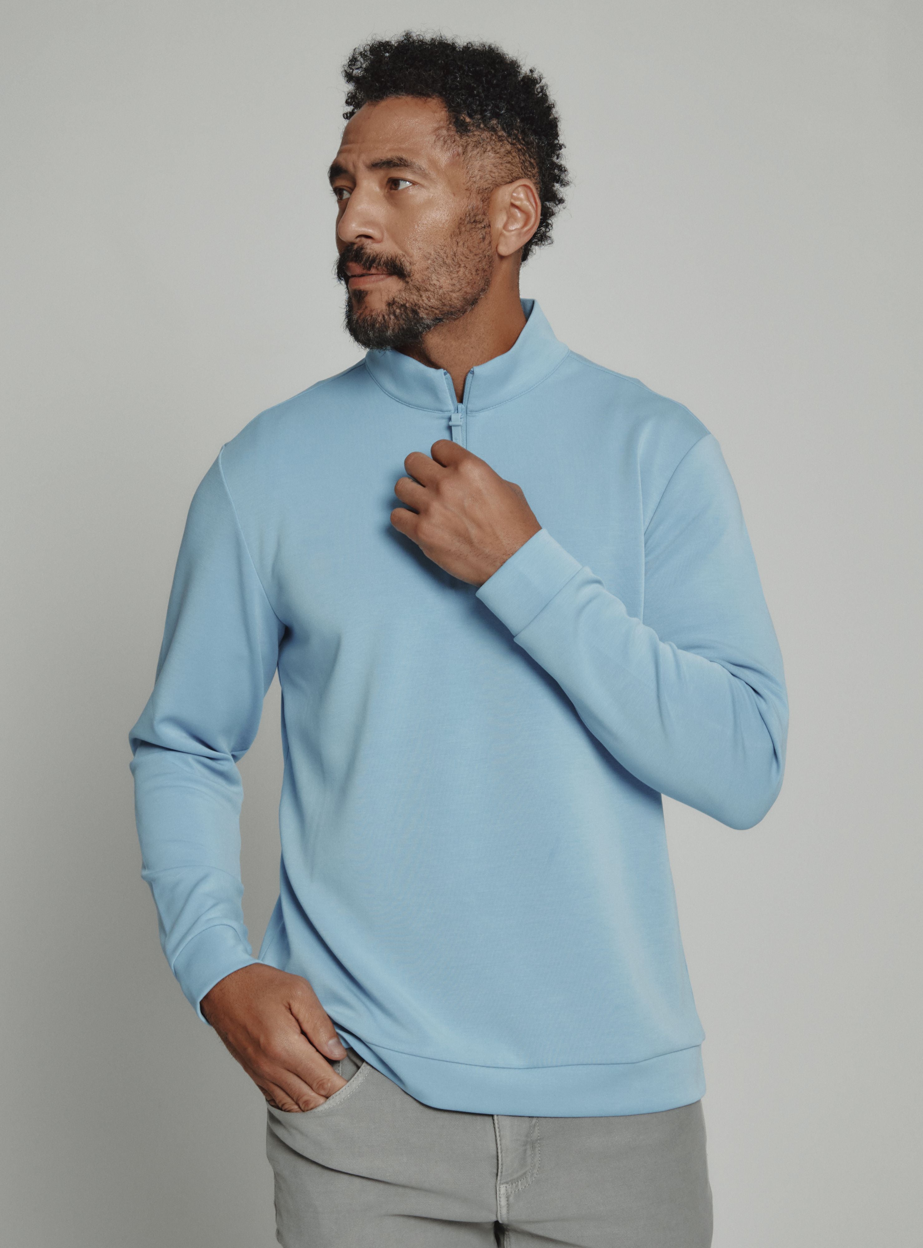 YA−MAN HRF17-W 7 Diamonds REV™ Quarter-Zip – Halberstadt's Clothing